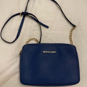 Michael Kors Royal Blue Crossbody Purse